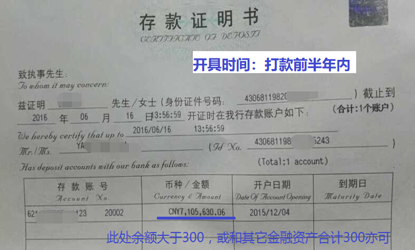 合格投资者证明（个人）准备